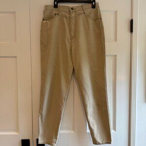 80s Vintage Khaki Denim, Listed Size 16; fit like a modern 6/8